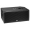 PSA1SF - 2800 watts peak - powered - compact stackable active subwoofer -- 2 x 12 inch front loaded woofers, with casters - with 8 Fly Points for installation