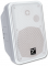 C120 - Plastic speaker enclosure, 100 watt, 5 spkr with eyeball tweeter - integrated keyhole and microphone stand mounting points, wall mount U-bracket with knobs, push terminal and 1/4 inch inputs - water resistant - appropriate for direct outdoor use